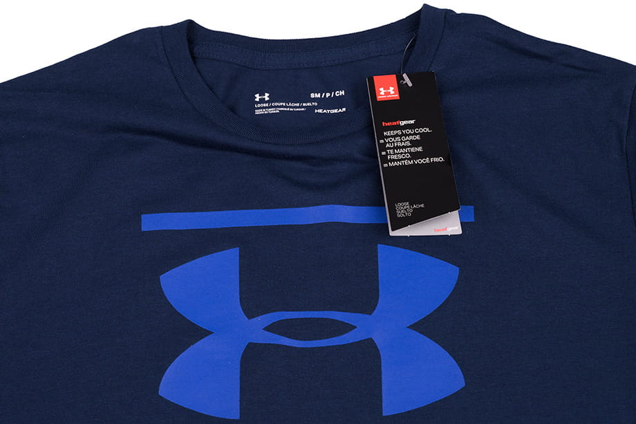 Camiseta Hombre Under Armour GL Foundation Manga Corta - 1326849-408 - azul oscuro - depor8