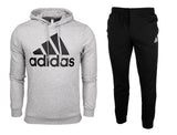 Chándal Hombre Adidas AEROREADY Essentials Big Logo Conjunto Algodón - GK9653 - gris - depor8