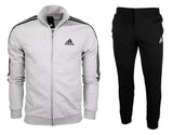 Chándal Hombre Adidas AEROREADY Essentials 3 bandas Conjunto Algodón - GK9975 - gris - depor8