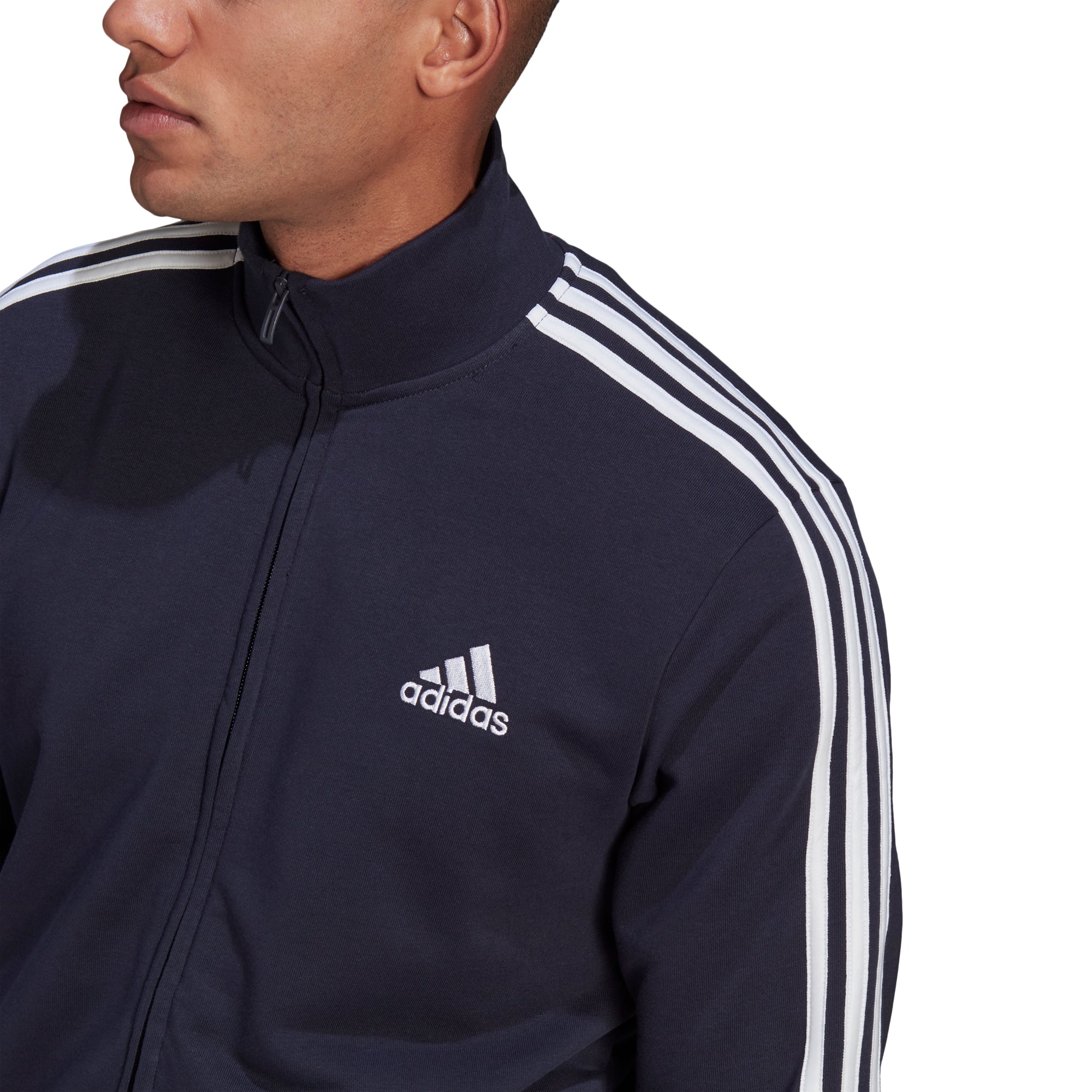 Chándal Hombre Adidas AEROREADY Essentials 3 bandas Conjunto Algodón - GK9977 - azul oscuro - depor8