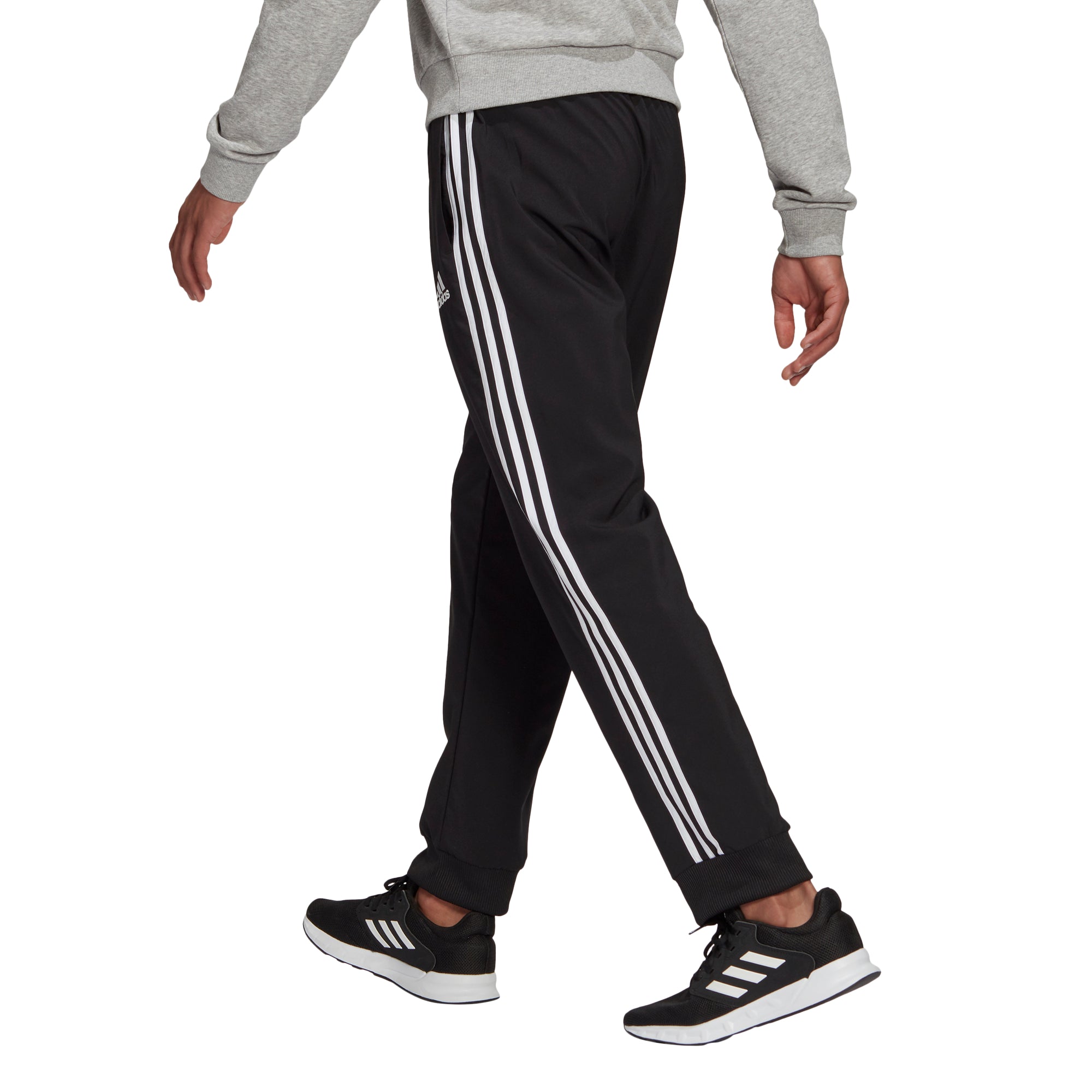 Pantalones Hombre Adidas AEROREADY Essentials Woven 3 bandas - GK8980 - negro - depor8