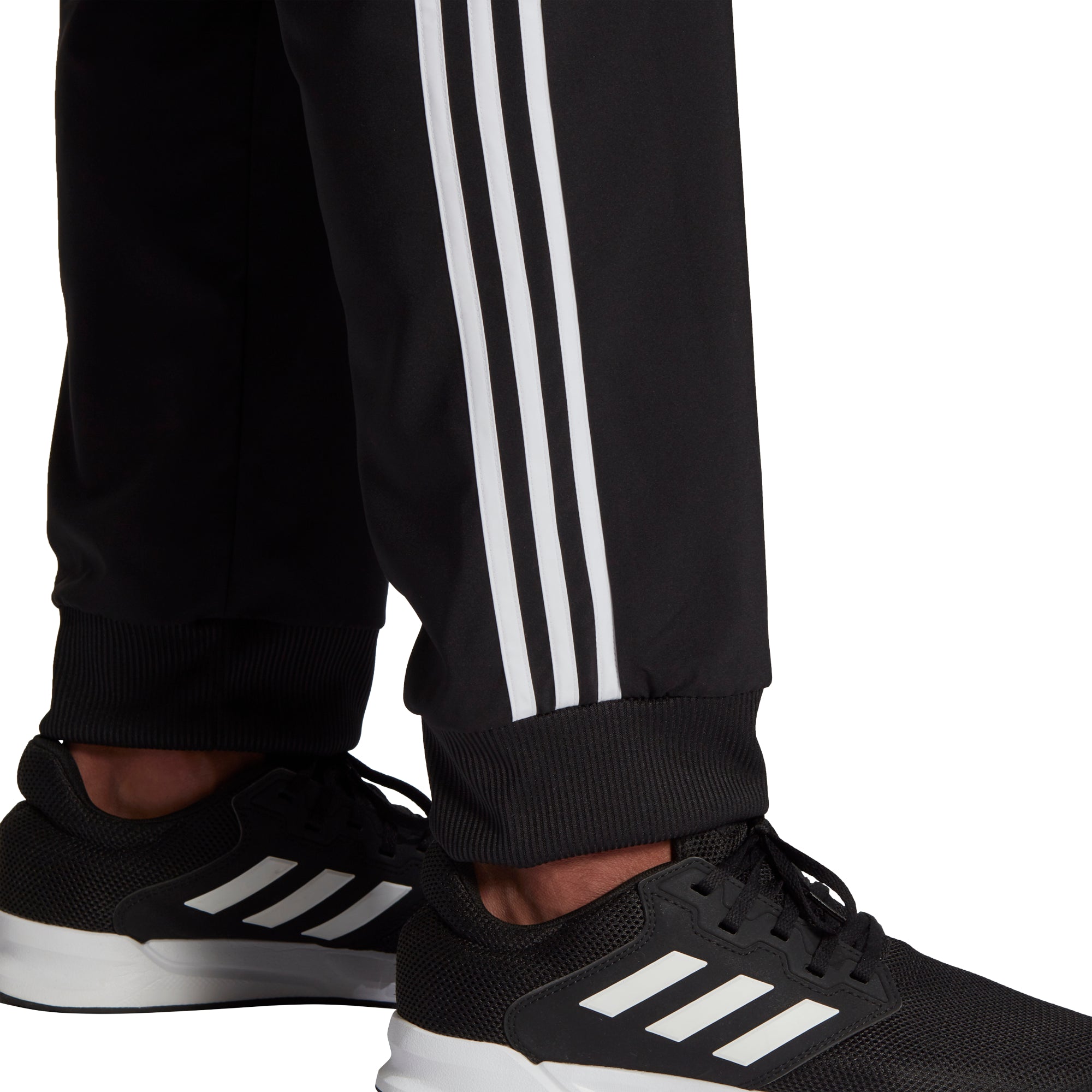 Pantalones Hombre Adidas AEROREADY Essentials Woven 3 bandas - GK8980 - negro - depor8