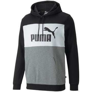 Sudadera Hombre Puma Colorblock con capucha algodón -  848772 01 - negro depor8