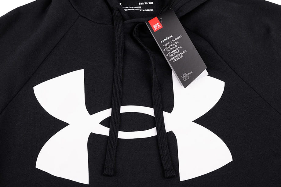 Sudadera Hombre Under Armour Rival Big Logo HD capucha Algodón - 1357093 - 001 - negro depor8com