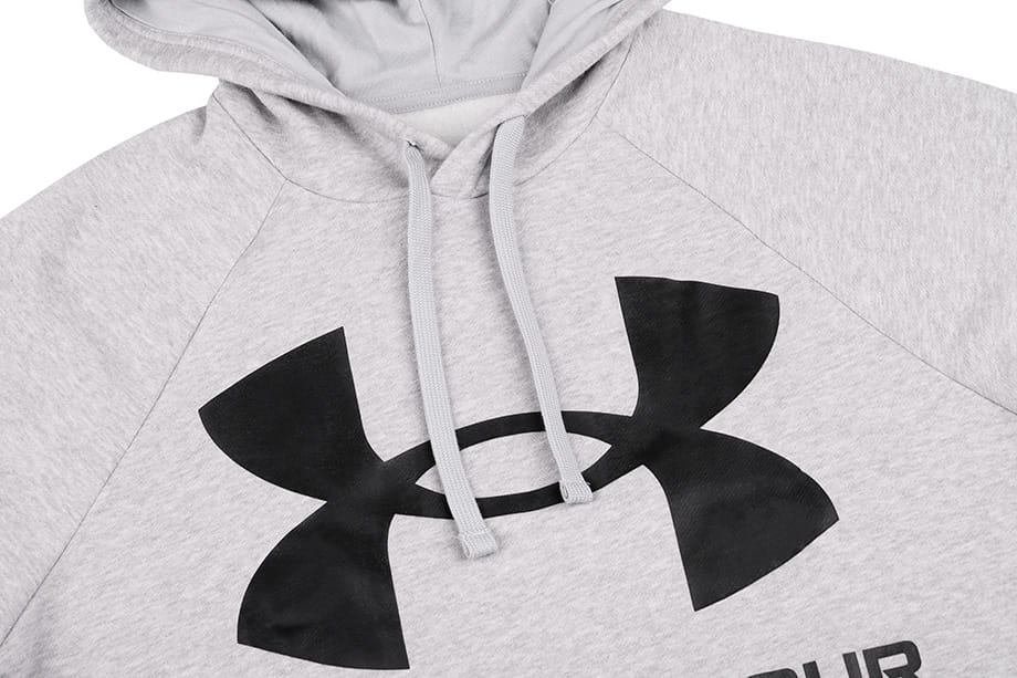 Sudadera Hombre Under Armour Rival Big Logo HD capucha Algodón - 1357093 - 011 - gris depor8