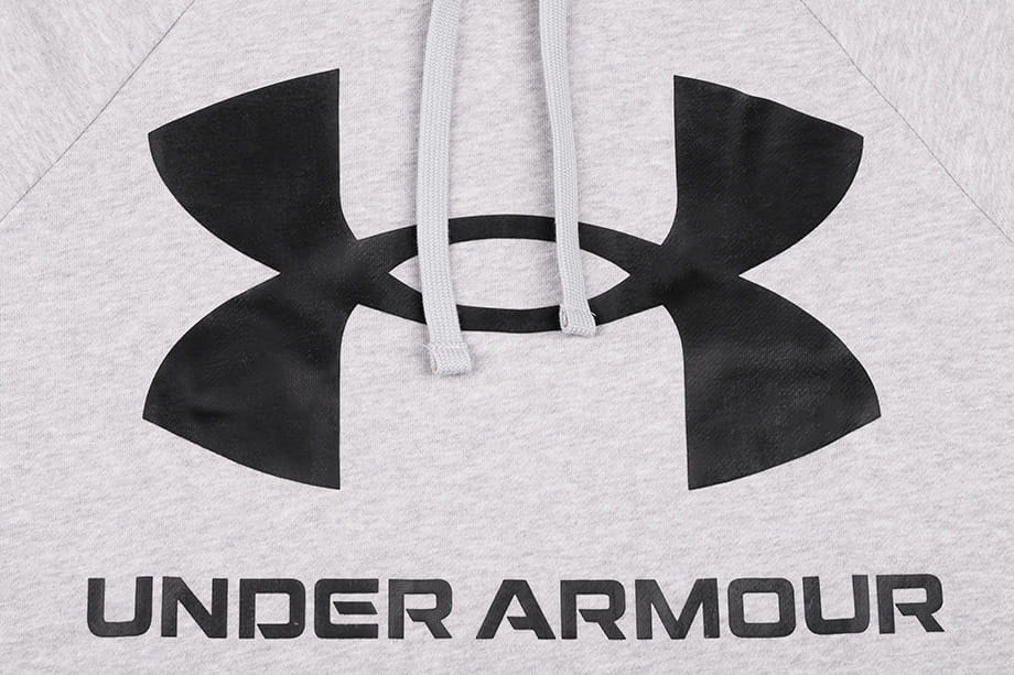 Sudadera Hombre Under Armour Rival Big Logo HD capucha Algodón - 1357093 - 011 - gris depor8