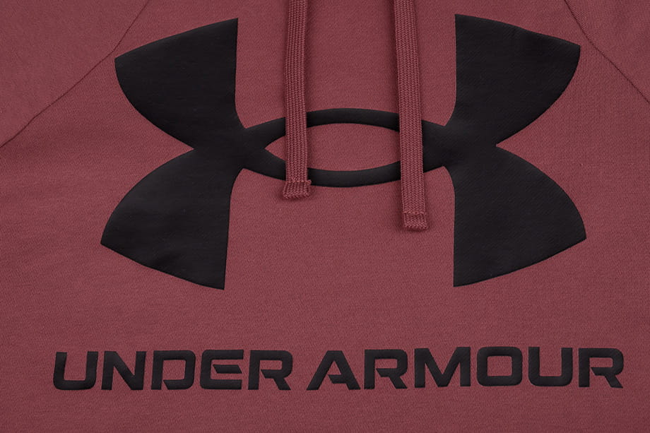 Sudadera Hombre Under Armour Rival Big Logo HD capucha Algodón - 1357093 - 652 - burdeos depor8