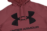 Sudadera Hombre Under Armour Rival Big Logo HD capucha Algodón - 1357093 - 652 - burdeos depor8