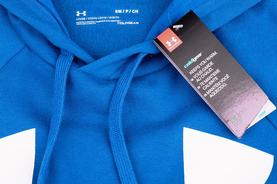 Sudadera Hombre Under Armour Rival Big Logo HD capucha Algodón - 1357093 - 787 - azul depor8com