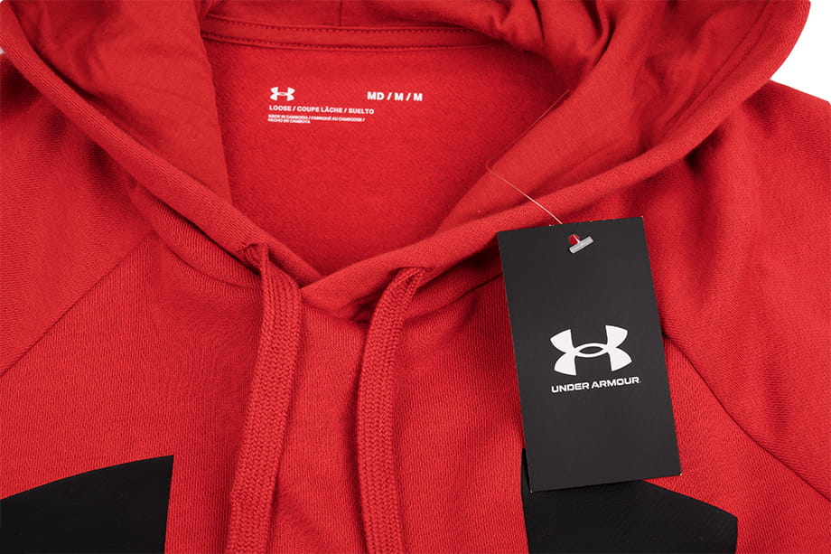 Sudadera Hombre Under Armour Rival Big Logo HD capucha Algodón - 1357093 - 839 - rojo depor8com