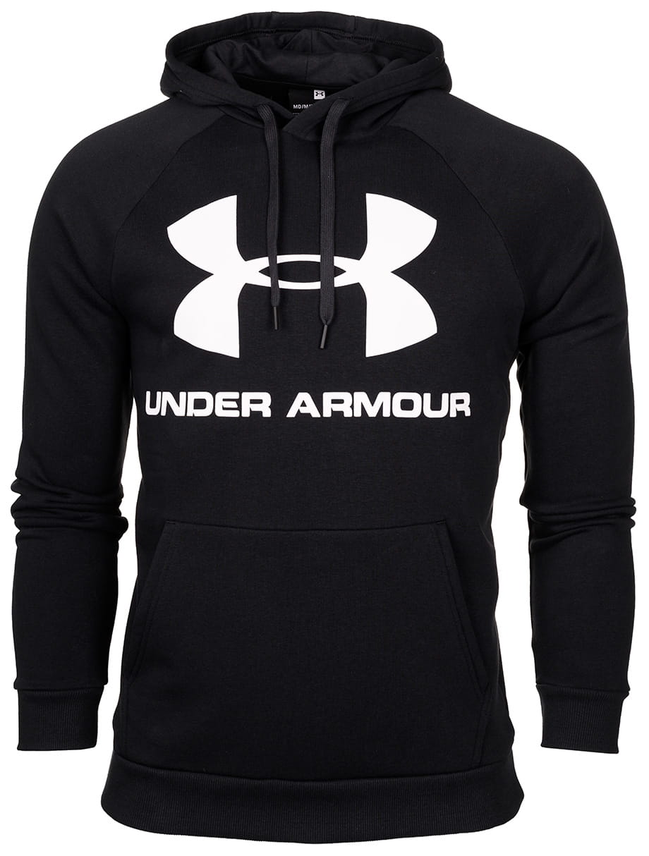 Sudadera Hombre Under Armour Rival Logo Con capucha Algodón - 1345628-001 - negro - depor8