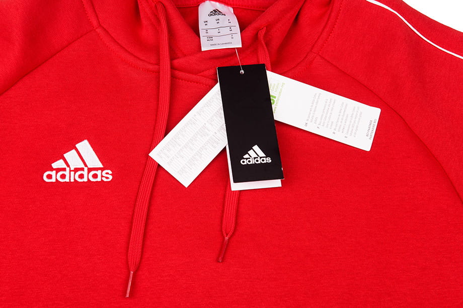 Sudadera Hombre Adidas Core 18 con capucha algodón - CV3337 - rojo - depor8