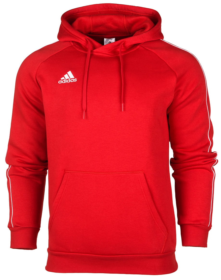 Sudadera Hombre Adidas Core 18 con capucha algodón - CV3337 - rojo - depor8