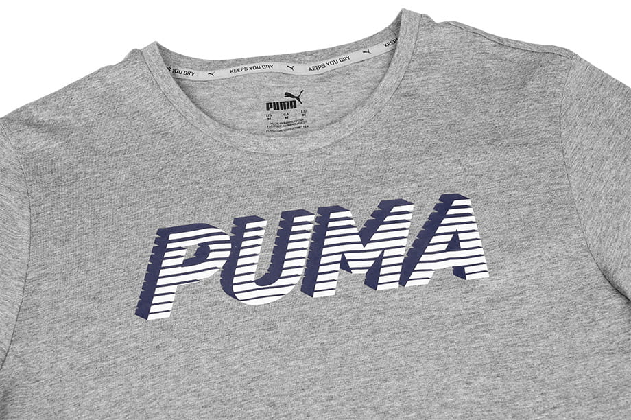 Camiseta para hombre Puma Modern Sports Logo Tee Manga Corta - 585818-03 - gris depor8 opiniones