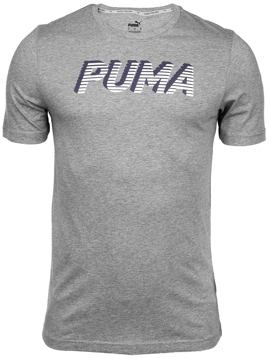 Camiseta para hombre Puma Modern Sports Logo Tee Manga Corta - 585818-03 - gris depor8 opiniones