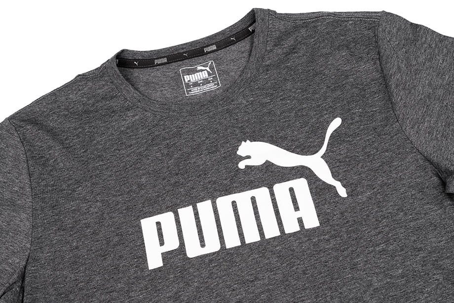 Camiseta Puma hombre ESS Heather Tee High Manga Corta - 586736-01 - gris - depor8