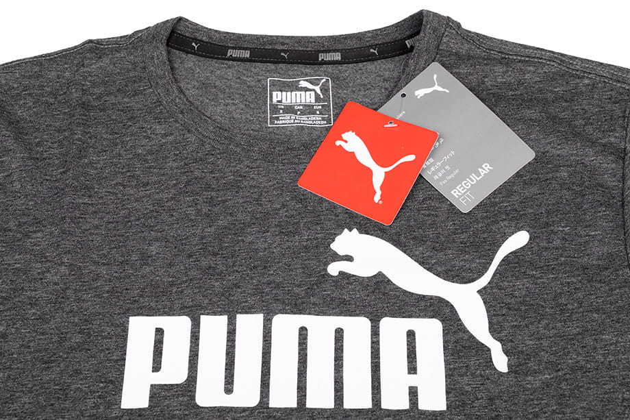 Camiseta Puma hombre ESS Heather Tee High Manga Corta - 586736-01 - gris - depor8