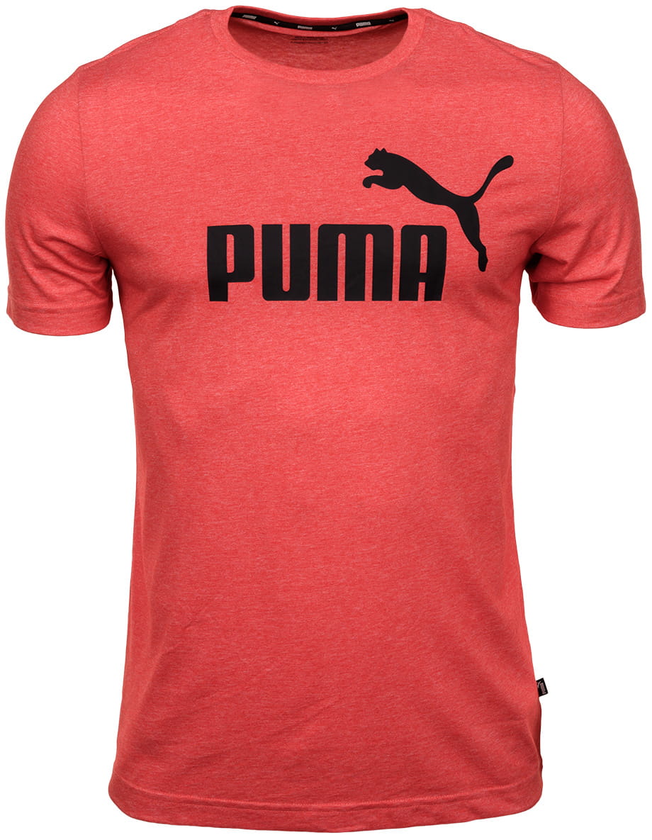 Camiseta Puma hombre ESS Heather Tee High Manga Corta - 586736-11 - rojo - depor8