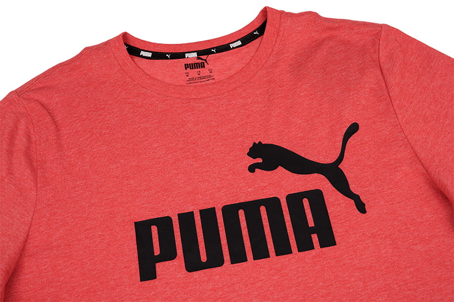 Camiseta Puma hombre ESS Heather Tee High Manga Corta - 586736-11 - rojo - depor8