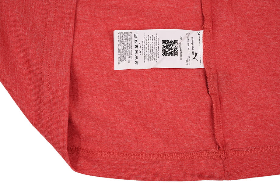 Camiseta Puma hombre ESS Heather Tee High Manga Corta - 586736-11 - rojo - depor8