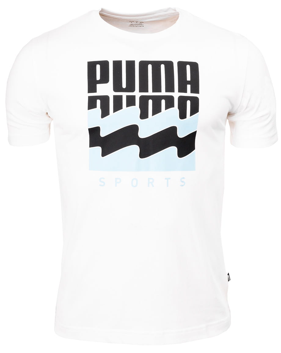 Camiseta Puma para hombre Summer Graphic Tee - 581553-02 - blanco - depor8