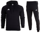 Chándal Hombre Adidas Core 18 Conjunto Algodón CE9074 CE9068 - negro