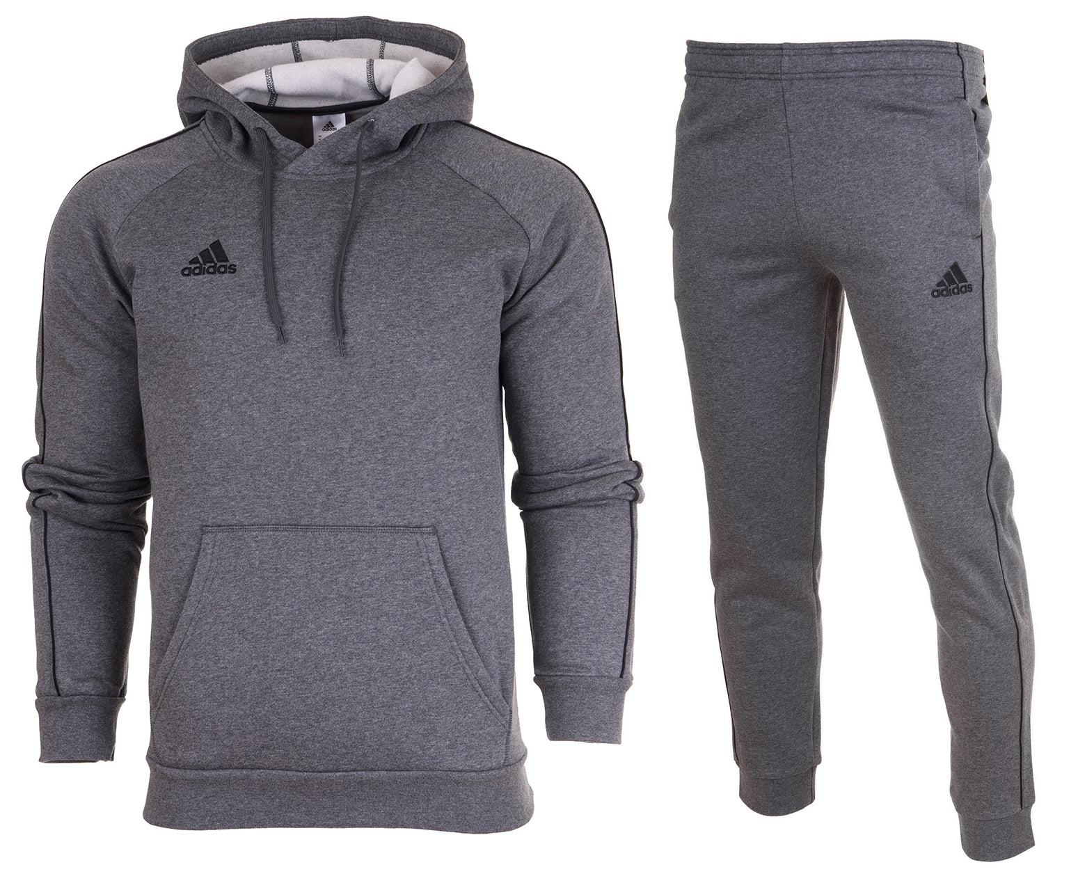 Chándal Hombre Adidas Core 18 Conjunto Algodón CV3327 CV3752 - gris - depor8