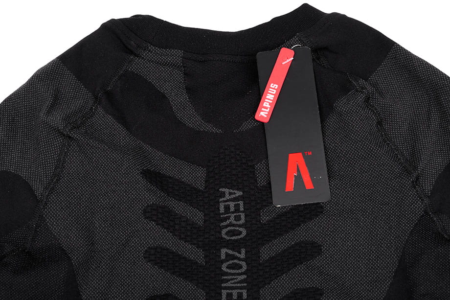 Camiseta Térmica Hombre Alpinus Tactical Base Layer - GT43219 - negro/gris - depor8