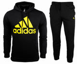 Chándal Hombre Adidas AEROREADY Essentials Big Logo Conjunto Algodón - GK9652 - negro - depor8