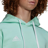 Sudadera Hombre Adidas Entrada 22 con capucha algodón - HC5081 - turquesa