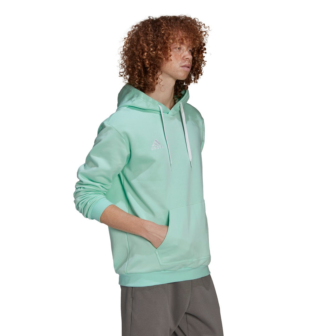 Sudadera Hombre Adidas Entrada 22 con capucha algodón - HC5081 - turquesa