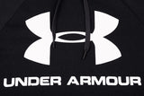 Sudadera Hombre Under Armour Rival Logo Con capucha Algodón - 1345628-001 - negro - depor8