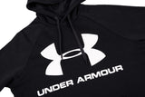 Sudadera Hombre Under Armour Rival Logo Con capucha Algodón - 1345628-001 - negro - depor8