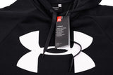 Sudadera Hombre Under Armour Rival Logo Con capucha Algodón - 1345628-001 - negro - depor8