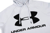 Sudadera Hombre Under Armour Rival Logo Con capucha Algodón - 1345628-014 - gris claro - depor8