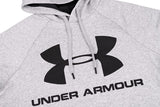 Sudadera Hombre Under Armour Rival Logo Con capucha Algodón - 1345628-035 - gris - depor8