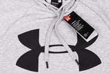 Sudadera Hombre Under Armour Rival Logo Con capucha Algodón - 1345628-035 - gris - depor8