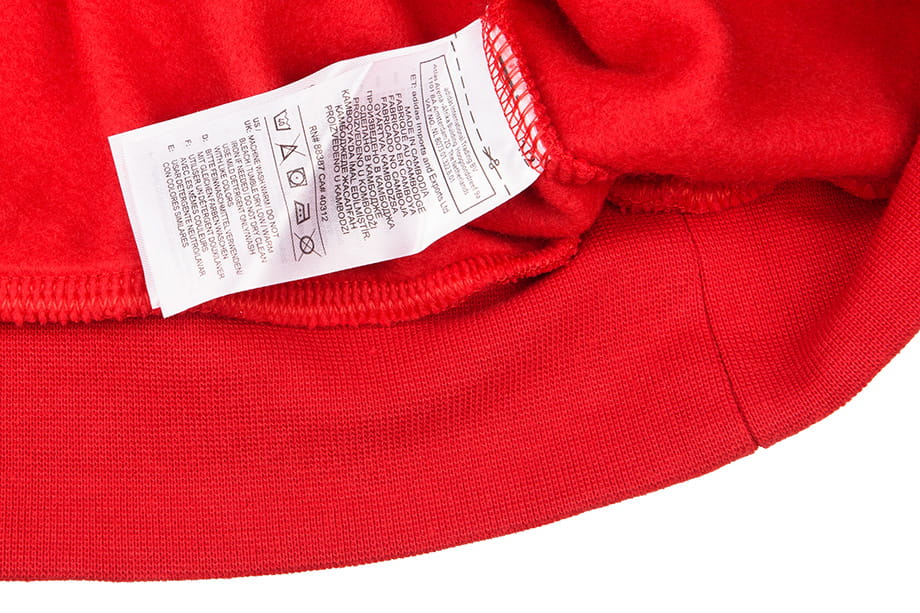 Sudadera Hombre Adidas Core 18 con capucha algodón - CV3337 - rojo - depor8