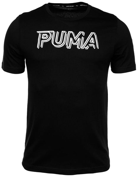 PUMA - Camiseta de running para hombre, tamaño L, color medium gray heather  - negro: .es: #Hom…
